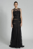 HOTSQUASH - Zig Zag Sequin Gown - Designer Dress hire 