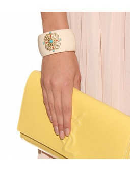 CZ by KENNETH JAY LANE - Oval Hinge Cuff - Designer Dress hire