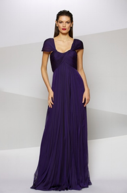 Iridescent Chiffon Gown – Girl Meets Dress