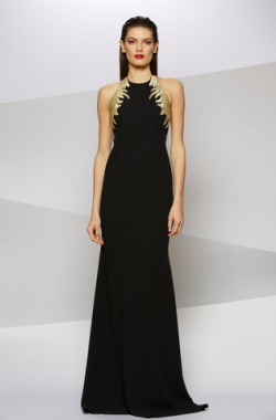 Crepe Halter Gown Crepe Halter Gown