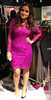 CARMEN MARC VALVO - Sleeved Lace Cocktail Dress - Designer Dress hire
