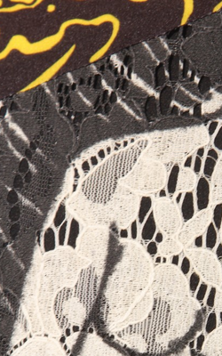 CARVEN - Lace Mix Print Dress - Designer Dress hire