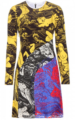 CARVEN - Lace Mix Print Dress - Designer Dress hire