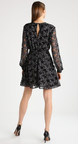 ROBERTO CAVALLI - Sheer Sleeve Print Dress - Designer Dress hire