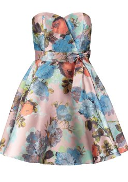 strapless open back dress Chic Baby Pink 3D Flowers Mermaid Evening Dress 2025 SS207, Lilac / 16 main image 1