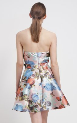 CHI CHI LONDON - Pink Flower Mini Dress - Designer Dress hire