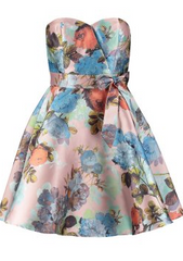 CHI CHI LONDON - Pink Flower Mini Dress - Rent Designer Dresses at Girl Meets Dress