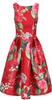 TWISTED WUNDER - Midi Tea Lemon Floral Dress - Designer Dress hire 
