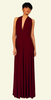 WILLOW & PEARL - Willow Multiway Claret Dress - Designer Dress hire