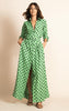 VICTORIA BECKHAM - Silk Pyjama Print Dress - Designer Dress hire 