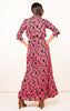 DANCING LEOPARD - Dove Dress Pink Hibiscus - Designer Dress hire