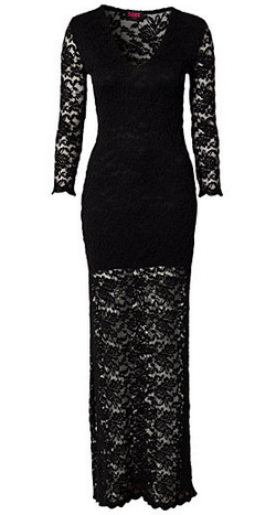 DARK PINK - Susie Lace Maxi Dress - Designer Dress hire
