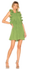 DANCING LEOPARD - Dove Dress Green Alligator - Designer Dress hire 