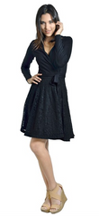 DIANE VON FURSTENBERG - Lace Jersey Wrap Dress - Designer Dress Hire