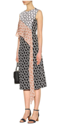 DIANE VON FURSTENBERG - Printed Abstract Silk Dress - Designer Dress hire