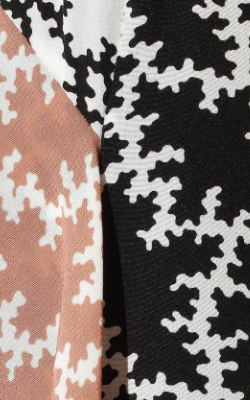 DIANE VON FURSTENBERG - Printed Abstract Silk Dress - Designer Dress hire