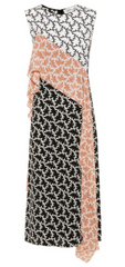 DIANE VON FURSTENBERG - Printed Abstract Silk Dress - Designer Dress Hire