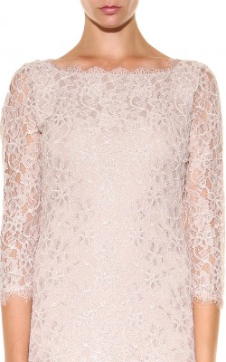 DIANE VON FURSTENBERG - Zarita Lace Dress Pink - Designer Dress hire