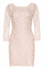 McQ ALEXANDER MCQUEEN - Khaki and Pink Intarsia Dress - Designer Dress hire 