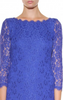 DIANE VON FURSTENBERG - Zarita Lace Dress Blue - Designer Dress hire