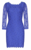 DIANE VON FURSTENBERG - Zarita Lace Dress Blue - Designer Dress hire