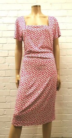 DIANE VON FURSTENBERG - Printed Tea Dress - Designer Dress hire
