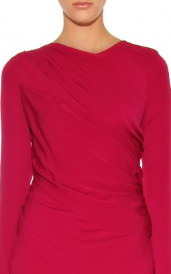 DIANE VON FURSTENBERG - Dress with Draping - Designer Dress hire