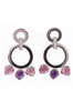 KNIGHTSBRIDGE ROCKS - Vintage Ruby Bombé Earrings - Designer Dress hire 