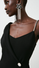 KAREN MILLEN - Wrap Tux Mini Dress - Designer Dress hire