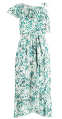 BH - Marie Ruffle Midi Dress - Rent Designer Dresses at Girl Meets Dress