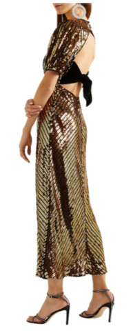 RIXO - Daisy Sequin Dress - Designer Dress hire
