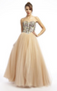 BADGLEY MISCHKA - Odessa Peplum Gown - Designer Dress hire 