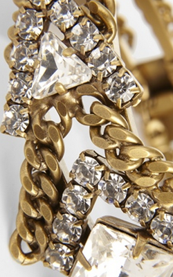ELIZABETH COLE - Hinge Swarovski Bracelet - Designer Dress hire