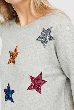 MONSOON - Eva Star Jumper - Designer Dress hire