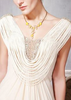 ELLIOT CLAIRE - Cream Toned Gown - Designer Dress hire