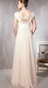 ELLIOT CLAIRE - Cream Toned Gown - Designer Dress hire