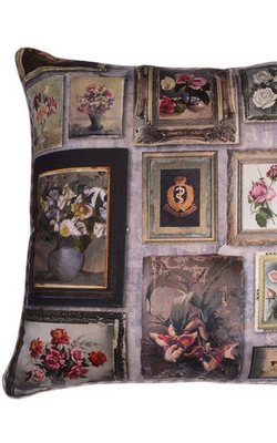 Emily Humphrey - Gallery Print Cushion - Designer Dress hire