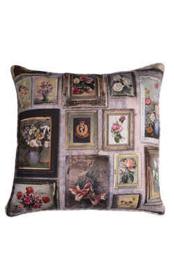 Emily Humphrey - Gallery Print Cushion - Designer Dress hire