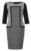 NOTION 1.3 - Peplum Striped Dress - Designer Dress hire 