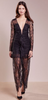 FOR LOVE & LEMONS - Daisy Black Lace Gown - Designer Dress hire