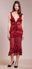 FOR LOVE & LEMONS - Dotty Red Cocktail Dress - Designer Dress hire