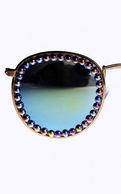 FREDA BANANA - Vic Denim Sunglasses - Designer Dress hire