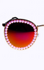 FREDA BANANA - Vic Fire Pink Sunglasses - Designer Dress hire