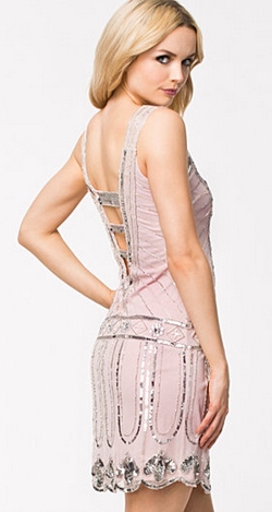 FROCK AND FRILL - Embellished Flapper Dress - Designer Dress hire
