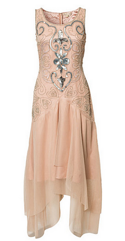 FROCK AND FRILL - Embellished Flapper Gown - Designer Dress hire