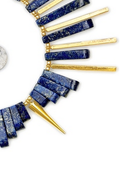 Lapis and Gold Bracelet