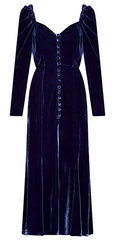 GHOST - Sydney Silk Velvet Dress - Designer Dress Hire