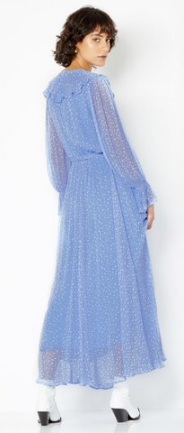GHOST - Su Dress Blue - Designer Dress hire