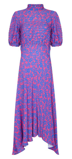 ghost jenna dress pink GHOST Jenna Dress Mint Green & Pink Size medium
