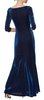 GINA BACCONI - Clara Metallic Maxi Dress - Designer Dress hire